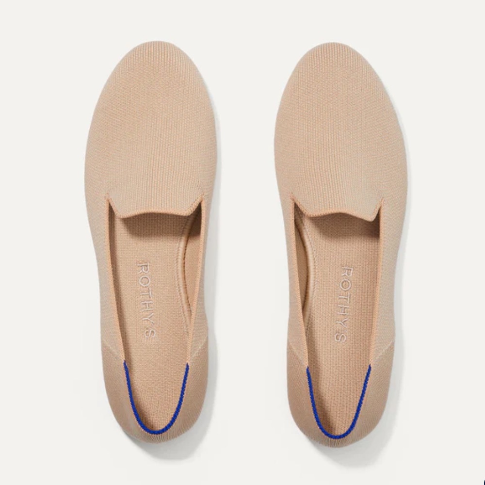 NWT Rothy’s The Loafer Ecru Size 7